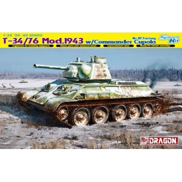 1/35 T-34/76 MOD. 1943 W/ COMMANDER CUPOLA NO. 112
