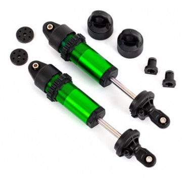 Shocks, GT-Maxx, aluminum (green-anodized) (fully assembled w/o sprin