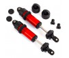 Shocks, GT-Maxx, aluminum (red-anodized) (fully assembled w/o springs