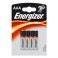 4 Batterijen Energizer AAA