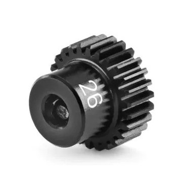 ALU ULTRA-LIGHT PINION GEAR - HARD COATED -  26T / 64