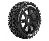 B-UPHILL 1/8 FR/RR SOFT HEX 17MM SPOKE/BLACK