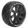 GT-TARMAC 1/8 FR/RR SUPER SOFT HEX 17MM SPOKE/BLA