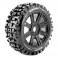 B-ULLDOZE 1/8 FR/RR SOFT HEX 17MM SPOKE/BLACK