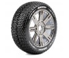 B-TURBO 1/8 FR/RR SUPER SOFT HEX 17MM SPOKE/BLAC