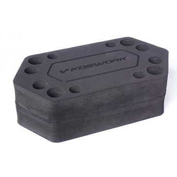 Foam Car Maintenance Stand H60 206x110mm (Off-Road 1:10) Koswork