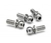 Ball 4.7X6.5mm (4-40/Hex Socket/Silver/4pcs)