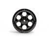 6 Spoke Wheel Black Chrome (83X56Mm/2Pcs)