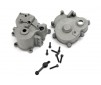 Gearbox halves (front & rear)/ rubber access plug/ shift det