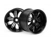 Tremor Wheel Black (115X70Mm 7Inch/2Pcs)