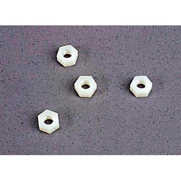 4mm nylon wheel nuts (4)