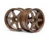 Te37 Wheel 26Mm Bronze (3Mm Offset)