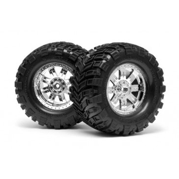 Mounted Super Mud Tire 165X88Mm Ringz Wheel Shncrm