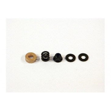 Spring 4.9X8X7Mm W. Wshr 4.3X10X1.0Mm Hex -Blk Set