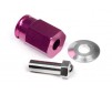 Aluminum Wide Hex Hub 12Mm (24Mm Wide/Purple)