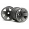 DISC.. TYPE F5 TRUCK WHEEL (FRONT/GUN METAL)