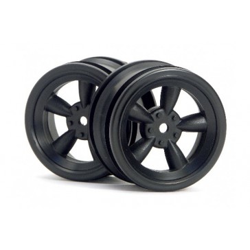 Vintage 5 Spoke Wheel 26Mm Black (0Mm Offset)