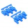 TRAXXAS SHORT ROD ENDS - BLUE (12) replaces TRX5347