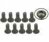 n°4-40 x 1/4 Titanium Button Head Hex Socket - Machine (10 Pcs)