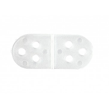 PVC hinges 10x28 mm/6 pcs.