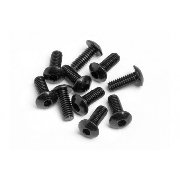 Button Head Screw M4X10Mm (Hex Socket/10Pcs)