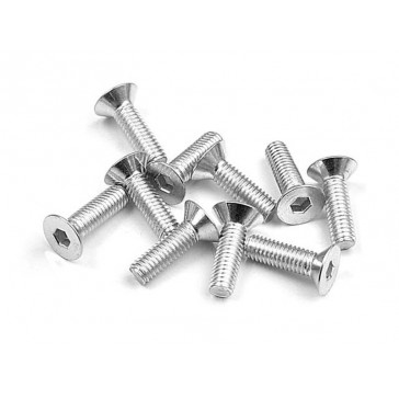 Hex Screw Sfh M3X10 Silver (10)