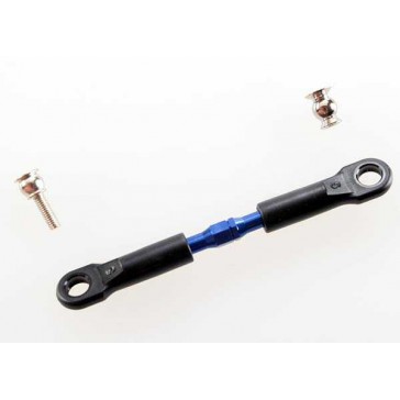 Turnbuckle, aluminum (blue-anodized), camber link, front, 39