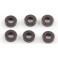 DISC..RONDELLES ANODISEES 3X7X2MM (6) - GUN METAL