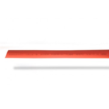 Tube gaine Thermoretractable 8mm rouge - 1m