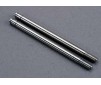 Shock shafts, steel, chrome finish (X-long) (2)