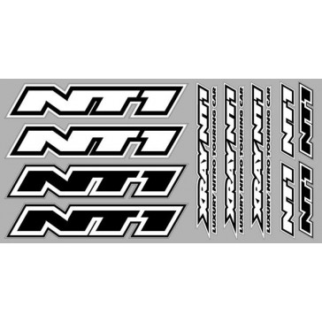 NT1 Sticker For Body White Die-Cut