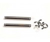 Suspension pins, 26mm (kingpins) (2) w/ E-clips (4)