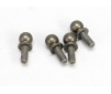 Ball studs, aluminum, hard-anodized, Teflon-coated (4) (use