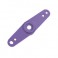 DISC.. PURPLE ALUMINIUM DOUBLE SERVO ARM W/INSERTS FOR 23/24/25