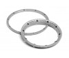 Heavy Duty Wheel Bead Lock Rings Silver F. 2 Whl