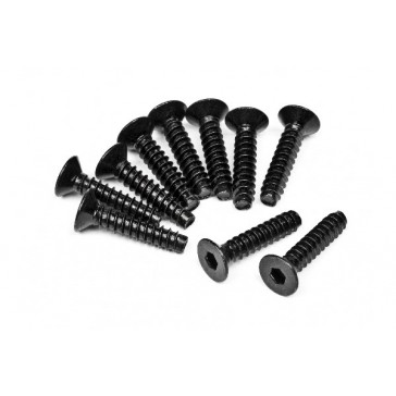 TP. Flat Head Screw M4X18mm (Hex Socket/10pcs)