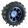 DISC.. T-MAXX/SAV/MGT 'MONSTER SPIDER ' WIDE BLUE CHROME WHEELS