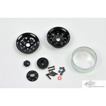 1.9' hub black ,2unit/kit