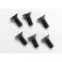 Screws, 4x10mm countersunk machine (hex drive) (6)