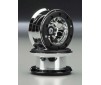 DISC.. PROLINE 2.2" EIGHT SHOOTER BEADLOCK WHEELS CHROMEBLACK