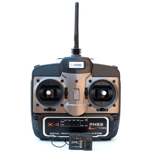 FMS DISC.. 2,4 GHz 4 ch. Radio Set (Tx & Rx) M1 - MCM Group