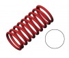 Spring, shock (red) (GTR) (2.9 rate white) (std. front 90mm)