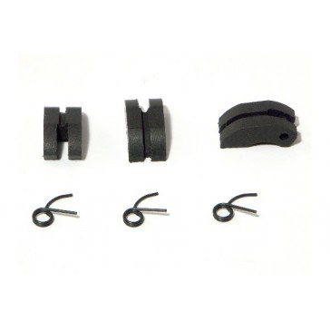 Teflon Clutch Shoe/0.9mm Spring Set (3Pcs/Each)