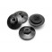 Flanged Lock Nut M5X8Mm (Black/4Pcs)