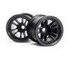 Split 5 Truck Wheel (Black/2Pcs)