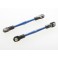 Turnbuckles, aluminum (blue-anodized), toe links, 59mm (2) (