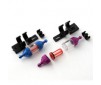 DELUXE FUEL FILTER w/MOUNT - PURPLE