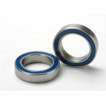 Ball bearings, blue rubber sealed (12x18x4mm) (2)