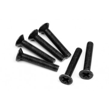 Flat Head Screw M3X18Mm (6Pcs)