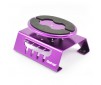 PURPLE ALUM LOCKING ROTATING CAR MAINTENANCE STAND w/MAGNET